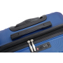Expandable 3 Piece Luggage Sets PC Lightweight Suitcase with Two Hooks, Spinner Wheels, TSA Lock, (20/24/28), Blue